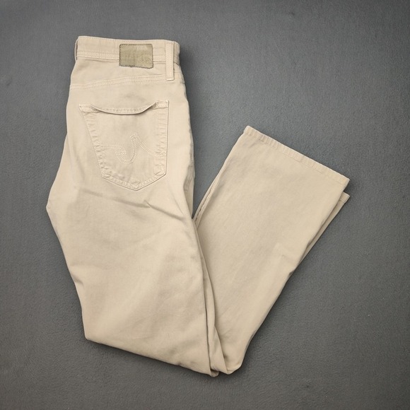 Adriano Goldschmied Jeans Mens 32x34 Brown Protege Straight Leg Dark Denim USA - Picture 1 of 13